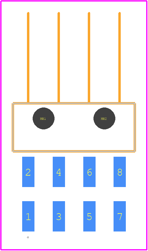 2213R-08G-SM-7576APR - Multicomp Pro PCB footprint - Other - Other - 2213R-08G-SM-7576APR-4