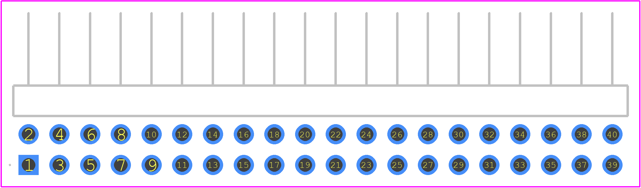 2213R-40G - Multicomp Pro PCB footprint - Other - Other - 2213R-40G-3