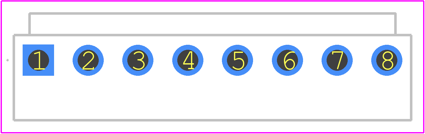 1-1123723-8 - TE Connectivity PCB footprint - Other - Other - 1-1123723-8-3