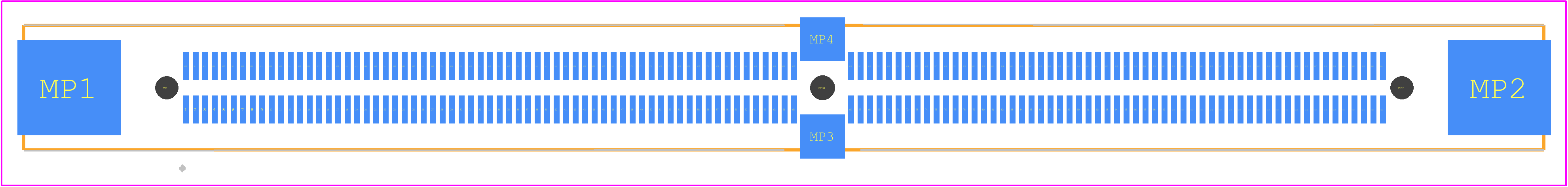 87782-3003 - Molex PCB footprint - Other - Other - 87782-3003-2