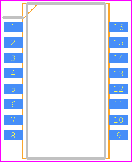 HX1188NL - Yageo Group PCB footprint - Small Outline Packages - Small Outline Packages - HX1188NL-1