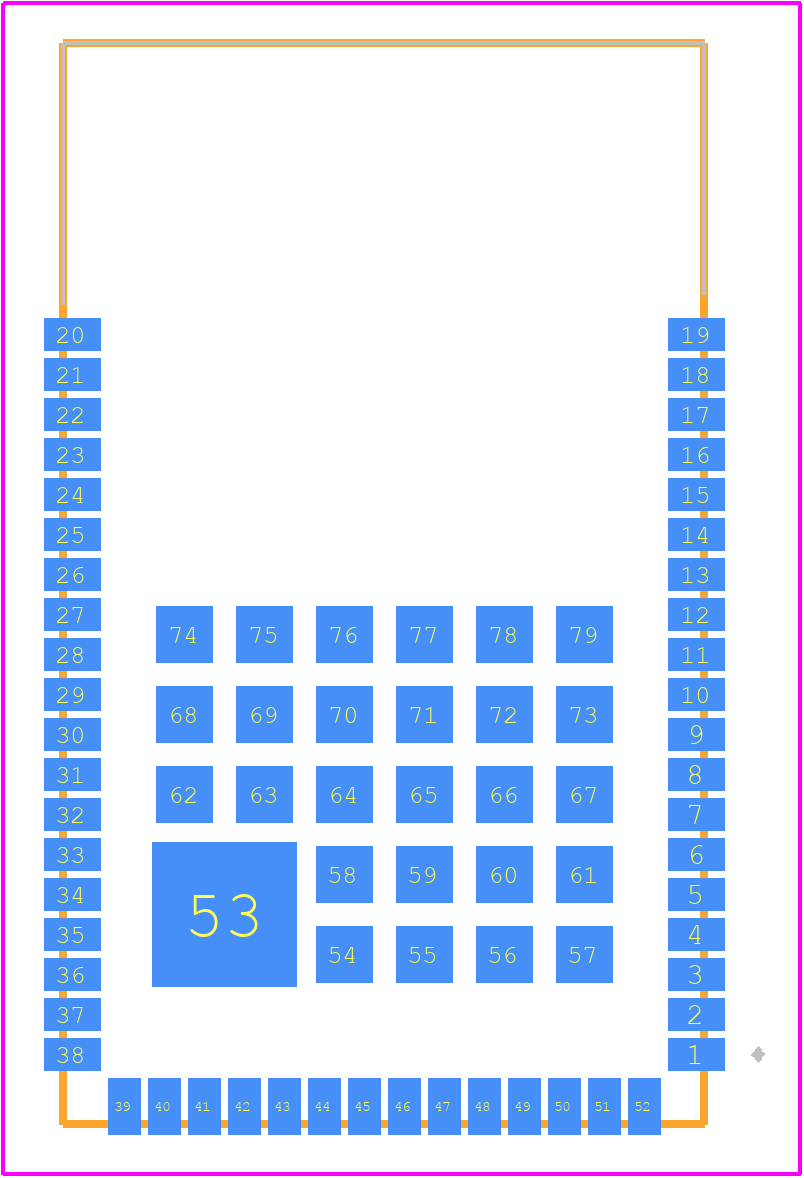 RS9113-N00-S1C - Redpine Signals PCB footprint - Other - Other - RS9113-N00-S1C-1