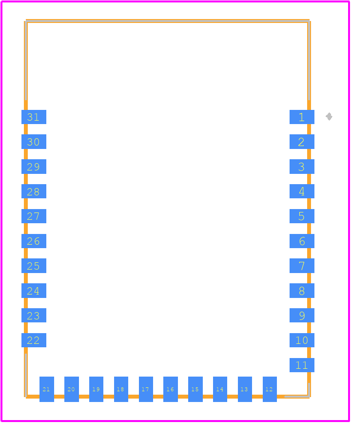 CYBLE-212020-01 - Infineon PCB footprint - Other - Other - CYBLE-212020-01-3