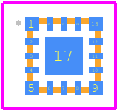 SKY66113-11 - Skyworks PCB footprint - Other - Other - SKY66113-11-1