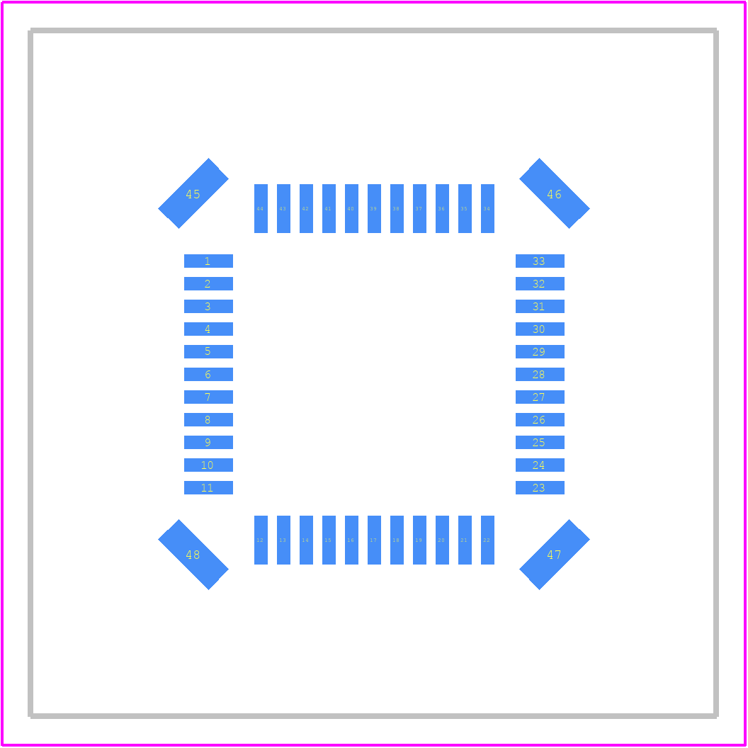 IC149-044-052-B5 - Yamaichi PCB footprint - Other - Other - IC149-044-052-B5