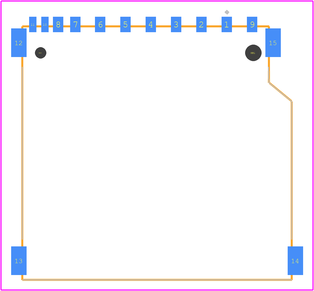 2041021-4 - TE Connectivity PCB footprint - Other - Other - 2041021-4-2