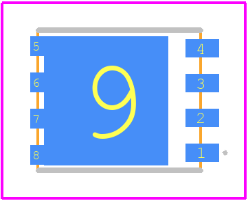 BSC900N20NS3 G - Infineon PCB footprint - Other - Other - PG-TDSON-8/2022