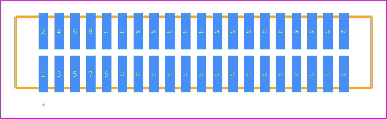 TFM-120-02-S-D - SAMTEC PCB footprint - Other - Other - TFM-120-ZZ-XXX-D