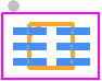 NL27WZ14MU3TCG - onsemi PCB footprint - Small Outline No-lead - Small Outline No-lead - UDFN6, 1x1, 0.35P
