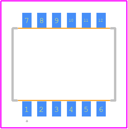A6HF-6102 - OMRON Electronics PCB footprint - Other - Other - A6HF-6102-2