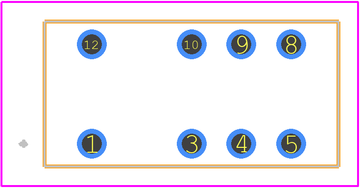 TXD2-5V-4 - Panasonic PCB footprint - Other - Other - TXD2-5V-4-1