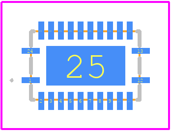 74CBTLV3861BQ,118 - Nexperia PCB footprint - Other - Other - 74CBTLV3861BQ,118-4