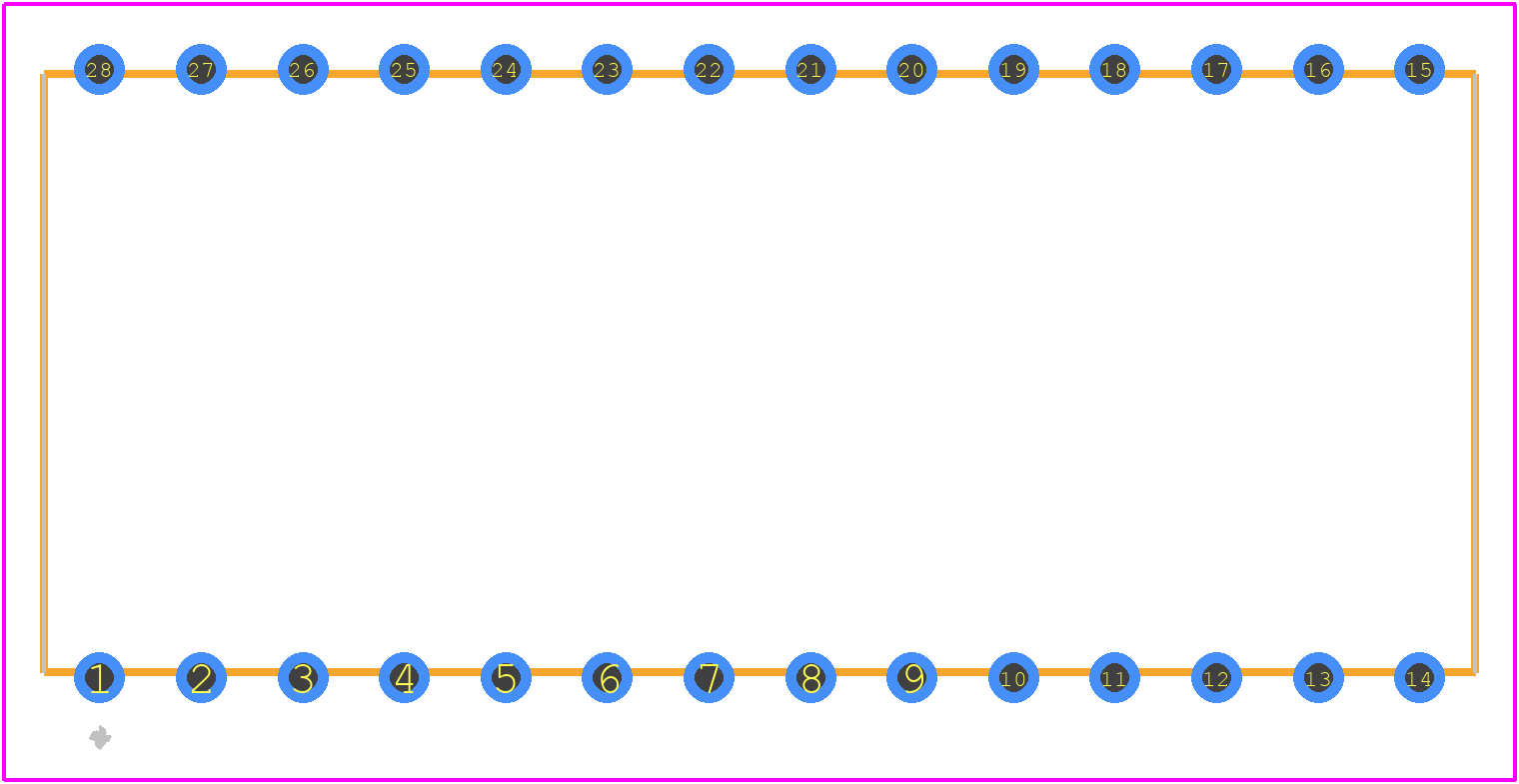AD574ATD - Analog Devices PCB footprint - Other - Other - AD574ATD-2