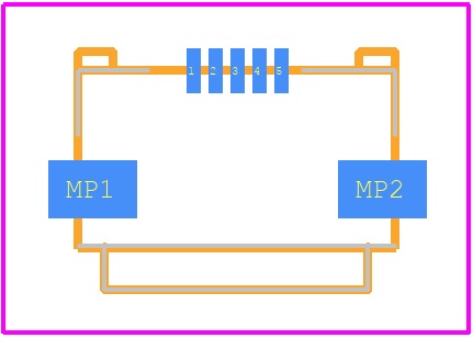 5051100592 - Molex PCB footprint - Other - Other - 5051100592-3