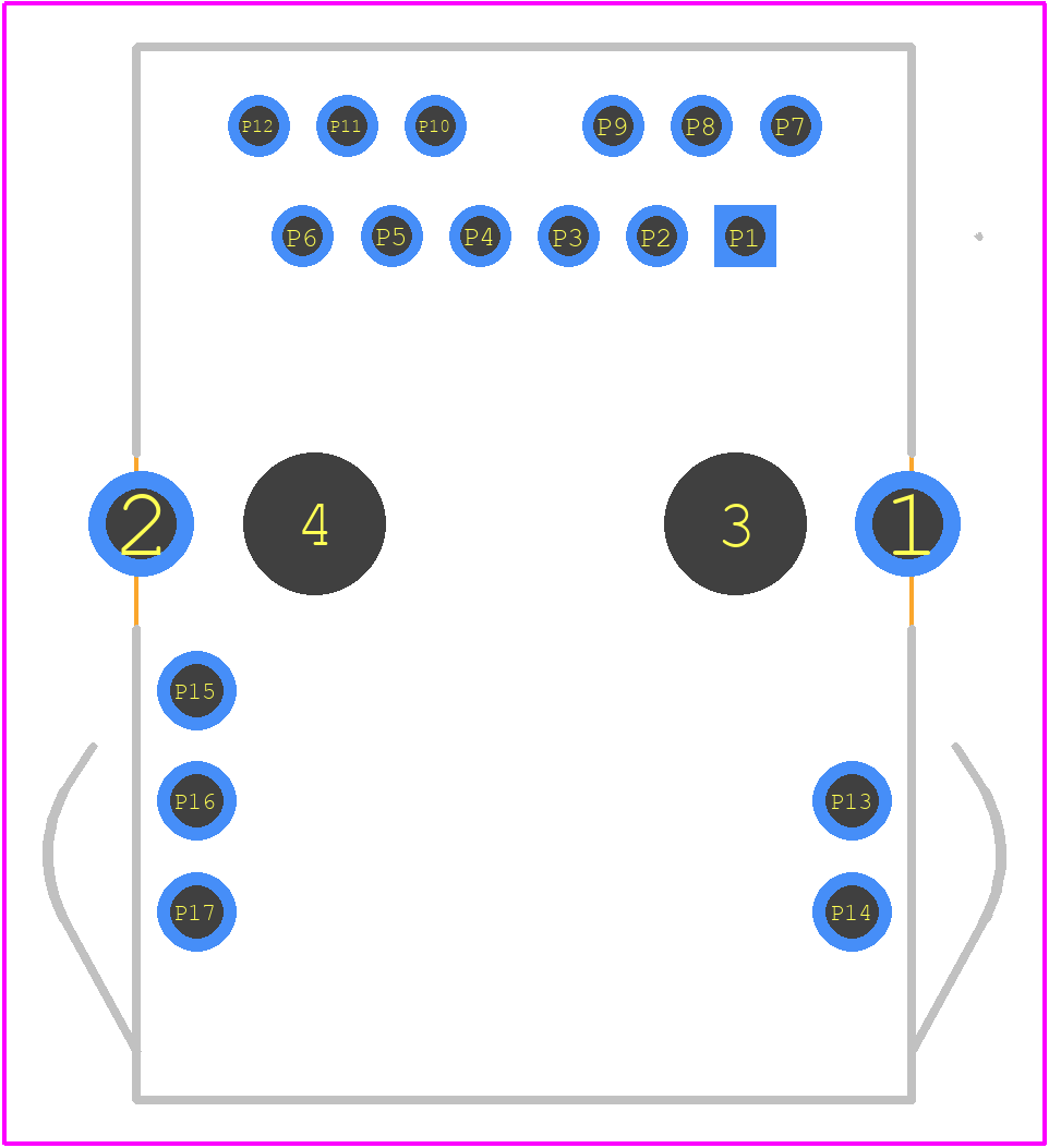 1-2301994-1 - TE Connectivity PCB footprint - Other - Other - 1-2301994-1-5
