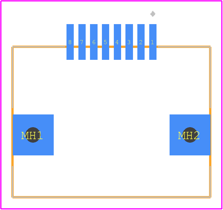 5406721-2 - TE Connectivity PCB footprint - Other - Other - 5406721-2-2