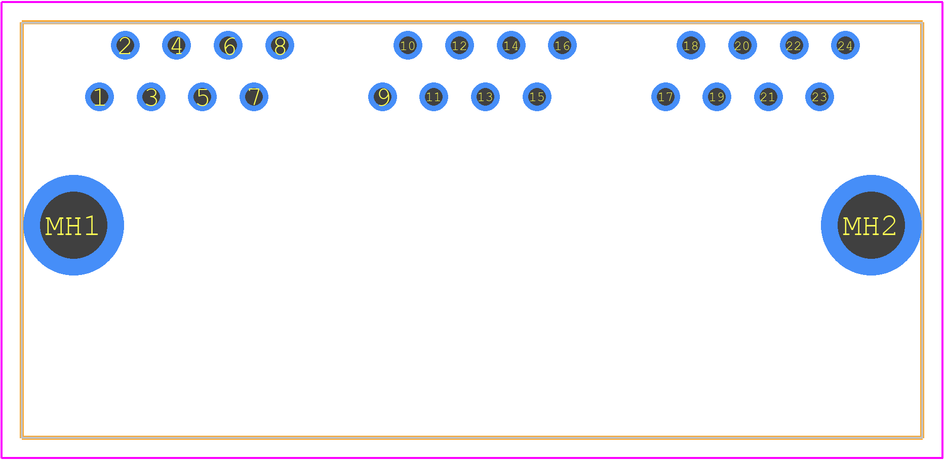 5557561-1 - TE Connectivity PCB footprint - Other - Other - 5557561-1-1