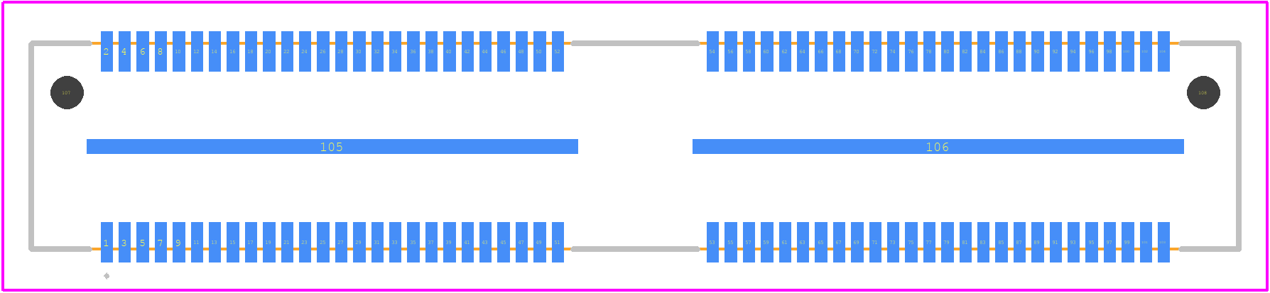 QMSS-052-06.75-L-D-A - SAMTEC PCB footprint - Other - Other - QMSS-052-06.75-L-D-A-2