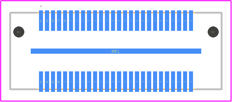 QFSS-026-04.25-L-D-A - SAMTEC PCB footprint - Other - Other - QFSS-026-04.25-L-D-A-1
