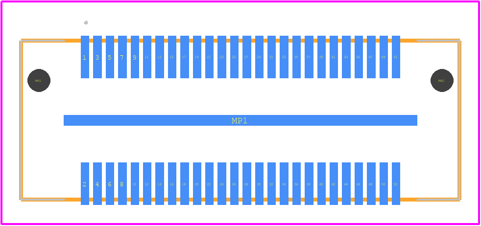QFS-026-04.25-L-D-A - SAMTEC PCB footprint - Other - Other - QFS-026-04.25-L-D-A-2