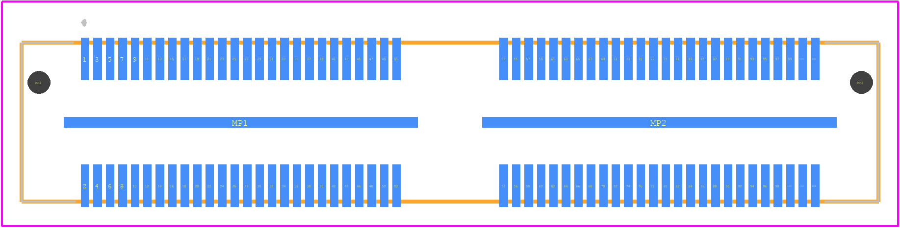 QFSS-052-04.25-L-D-A - SAMTEC PCB footprint - Other - Other - QFSS-052-04.25-L-D-A-3