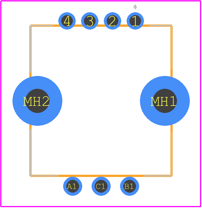PEL12D-4225S-S1024 - Bourns PCB footprint - Other - Other - PEL12D-4225S-S1024-1