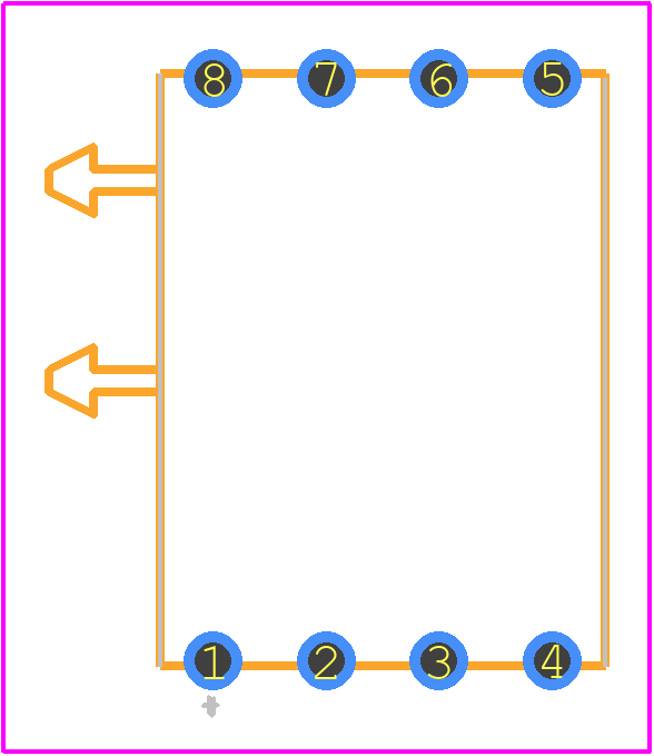 HSCDRRN015PDSA5 - Honeywell PCB footprint - Other - Other - HSCDRRN015PDSA5-2