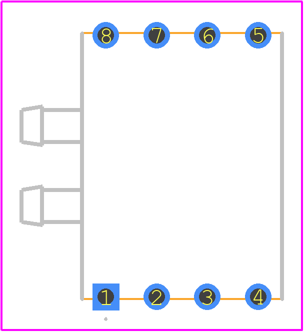 HSCDRRN001NDAA3 - Honeywell PCB footprint - Other - Other - HSCDRRN001NDAA3-1
