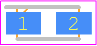 F931A476KAA - Kyocera AVX PCB footprint - Capacitor Moulded Polarised - Capacitor Moulded Polarised - 12064