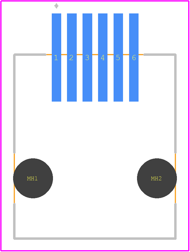0955036671 - Molex PCB footprint - Other - Other - 0955036671-3