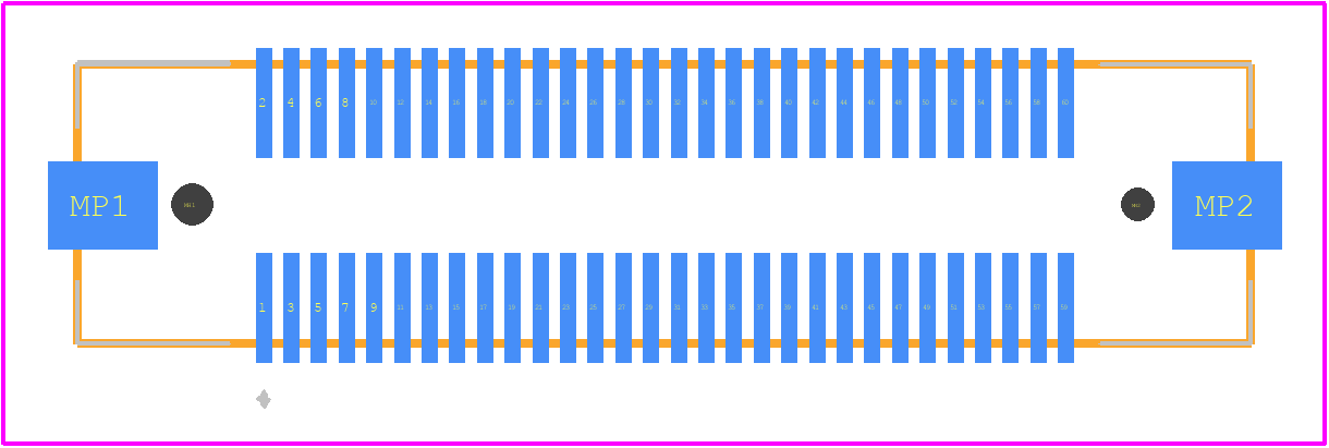 0528850674 - Molex PCB footprint - Other - Other - 0528850674-2