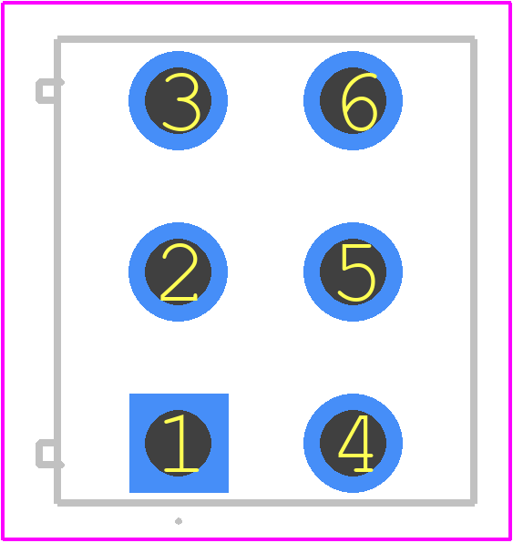 MS22ANW03 - NKK Switches PCB footprint - Other - Other - MS22ANW03-1