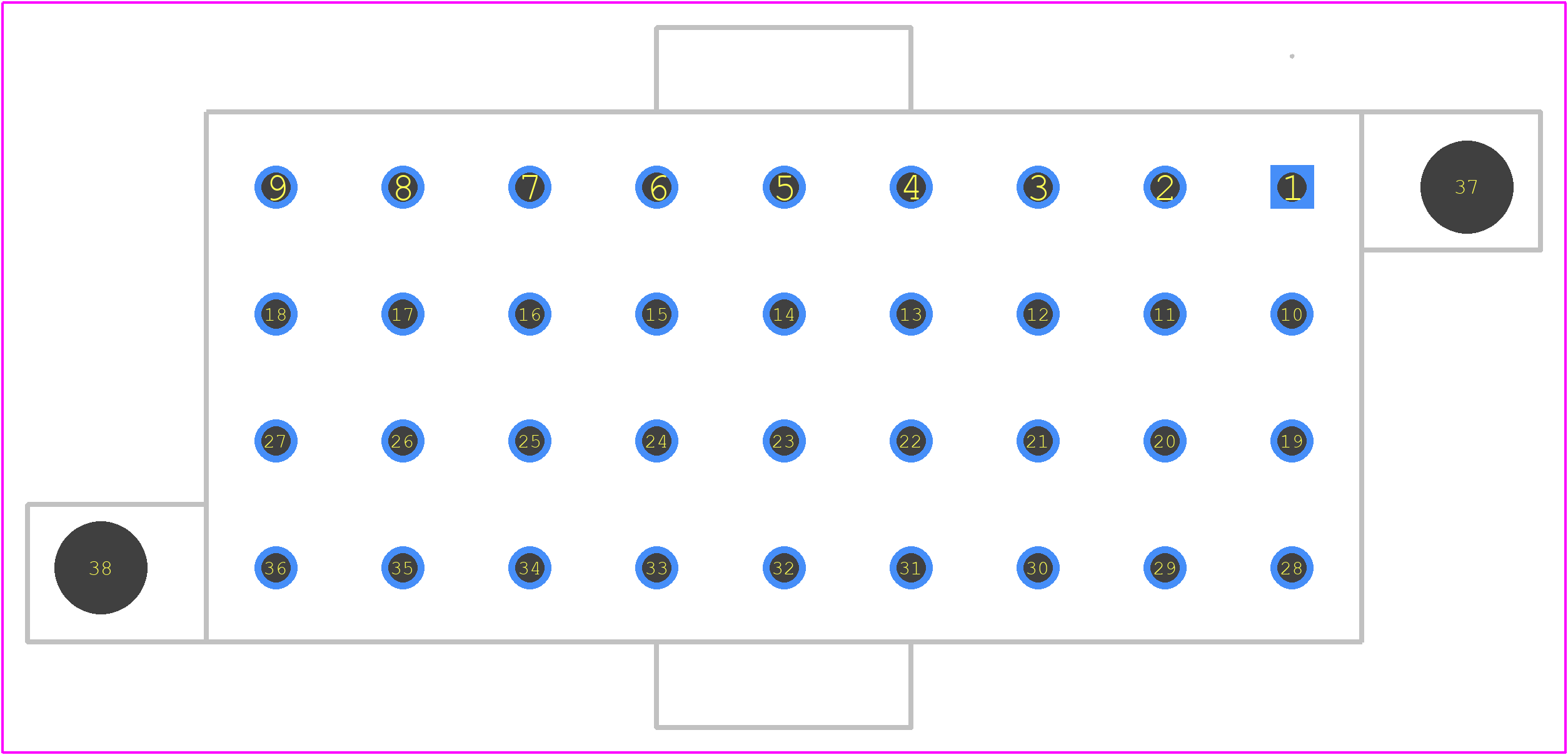 TST36RB06T - ITT CANNON PCB footprint - Other - Other - TST36RB06T-3
