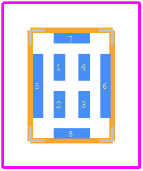 MP34DT05TR-A - STMicroelectronics PCB footprint - Other - Other - HCLGA (3 x 4 x 1 mm)