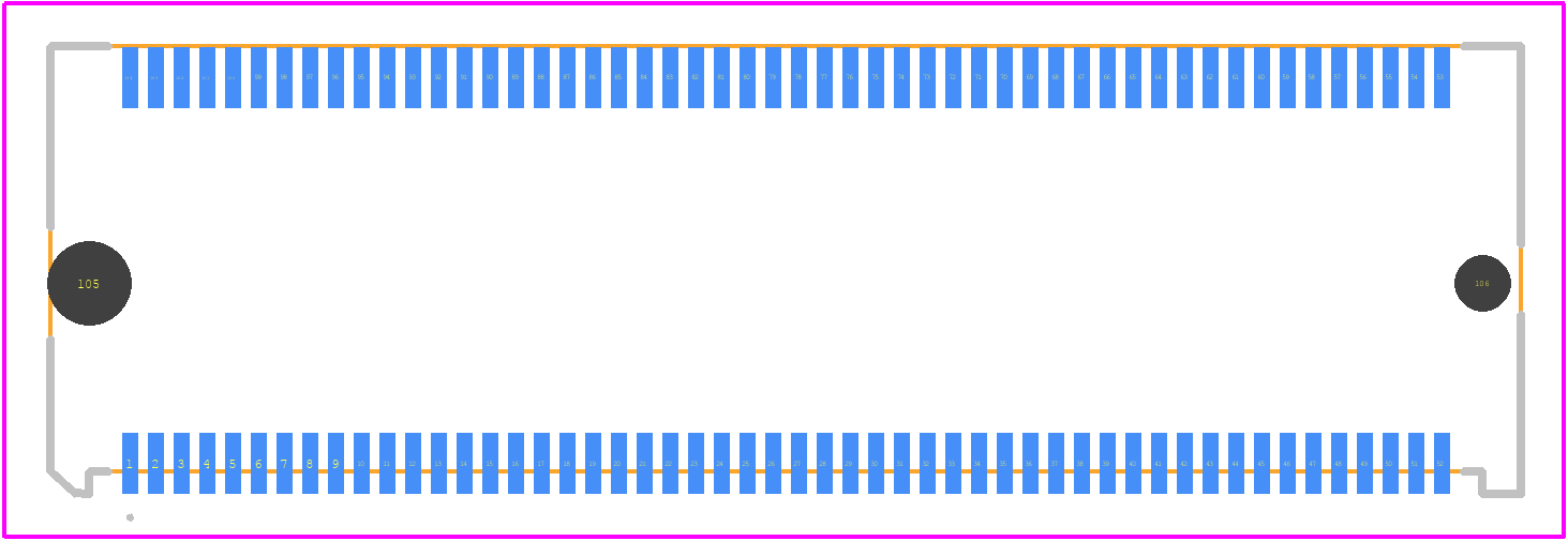2274845-1 - TE Connectivity PCB footprint - Other - Other - 2274845-1-2