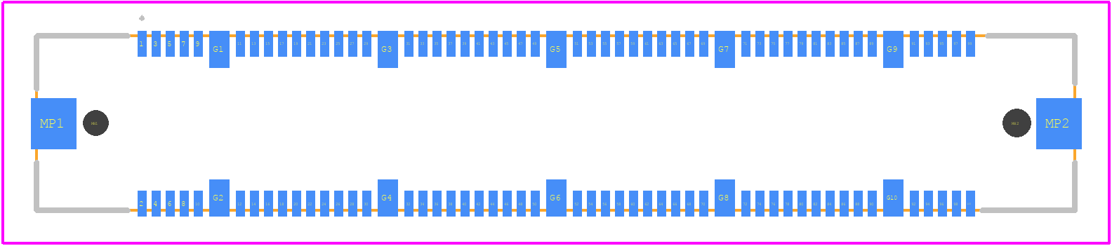 FX11LA-100S/10-SV(92) - Hirose PCB footprint - Other - Other - FX11LA-100S/10-SV(92)