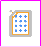 STLED25JR - STMicroelectronics PCB footprint - BGA - BGA - STLED25JR