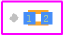 CDDFN2-T3.3B - Bourns PCB footprint - Other - Other - CDDFN2-T3.3B-2