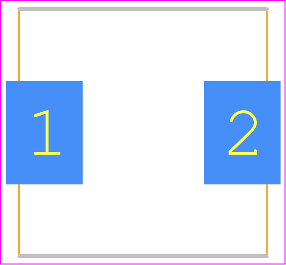 SRR1240-180M - Bourns PCB footprint - Inductors Precision Moulded - Inductors Precision Moulded - 12.70mm x 10.00mm-