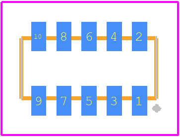 CLP-105-02-G-D-P - SAMTEC PCB footprint - Other - Other - CLP-105-02-G-D-P-1