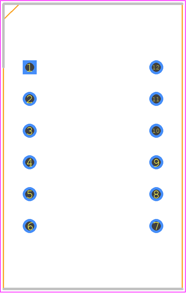 EADCT036RA2 - Everlight PCB footprint - Dual-In-Line Sockets - Dual-In-Line Sockets - EADCT036RA2