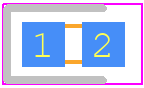 F980J476MMA - Kyocera AVX PCB footprint - Capacitor Chip Polarised - Capacitor Chip Polarised - CASE M_2