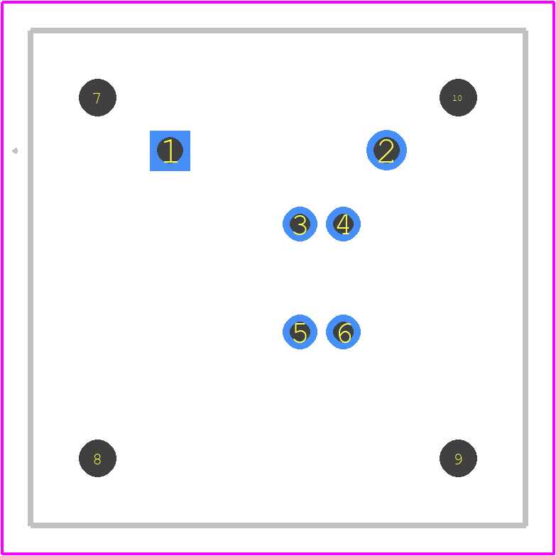 KP0215ASBKG03RGBP - NKK Switches PCB footprint - Other - Other - 17.4 x 17.4 x 23mm