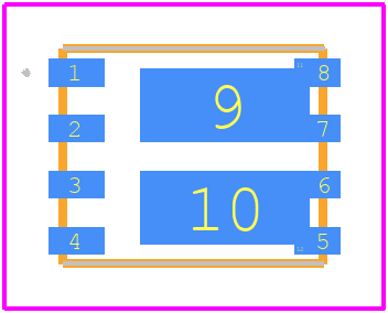 SI7272DP-T1-GE3 - Vishay PCB footprint - Other - Other - PowerPAK® SO-8 Dual