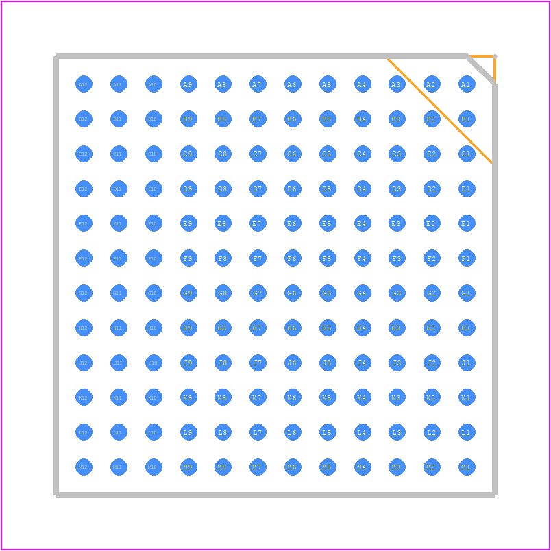 LTM4650EY-1A#PBF - Analog Devices PCB footprint - Other - Other - 144-Lead (16mm × 16mm × 5.01mm)