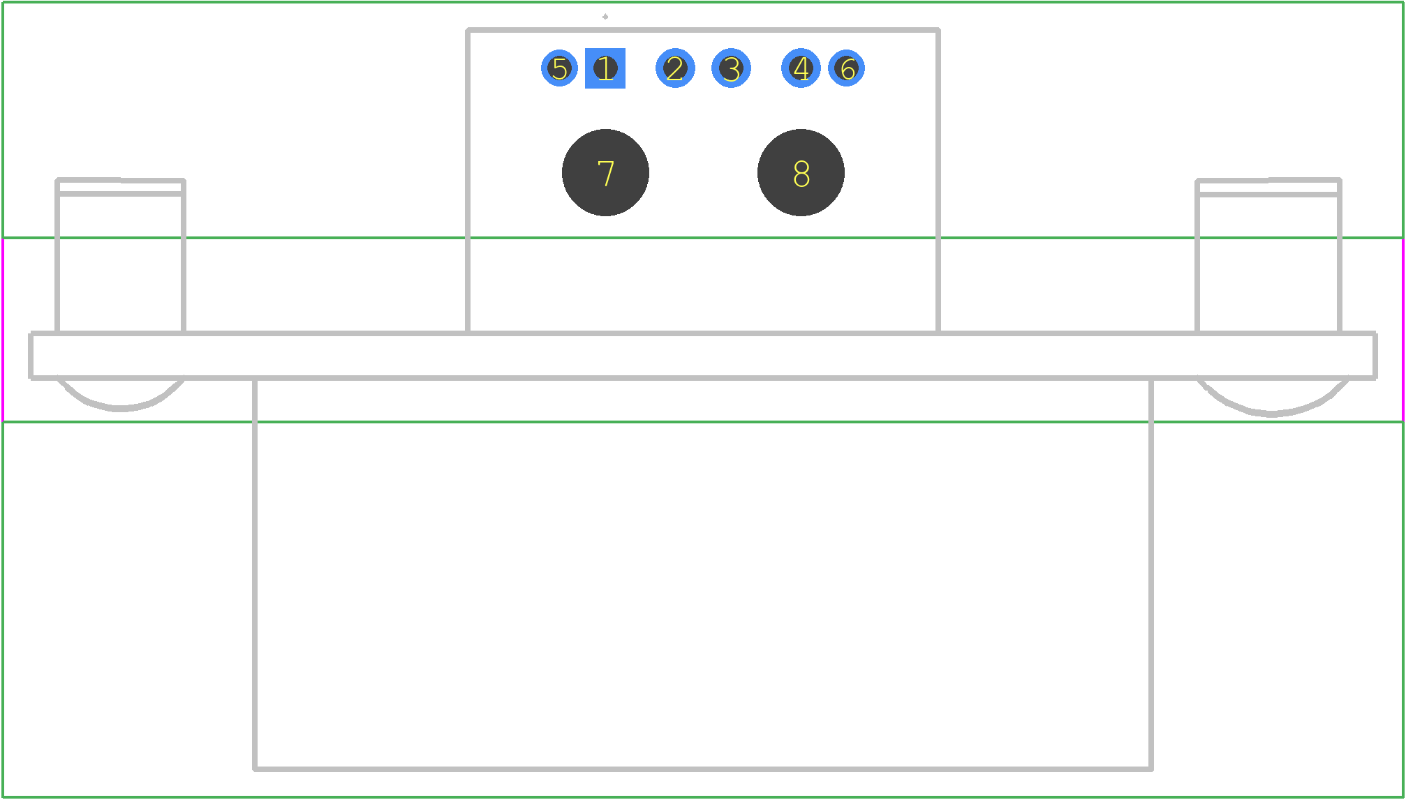 RPBU-01-S-A-RA - SAMTEC PCB footprint - Other - Other - RPBU-01-S-A-RA-3