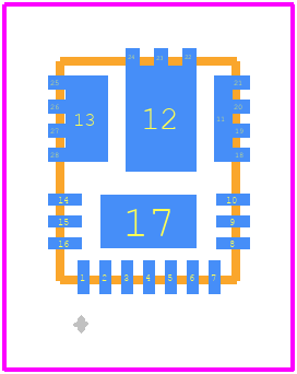 IR3856MTRPBF - Infineon PCB footprint - Other - Other - IR3856MTRPBF-1