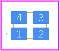 FL2500137Z - Diodes Incorporated PCB footprint - Other - Other - 3.2 x 2.5mm Ceramic SMD