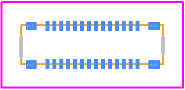 WP25D-S028VA1-R8000 - JAE PCB footprint - Other - Other - WP25D-S028VA1-R8000-2