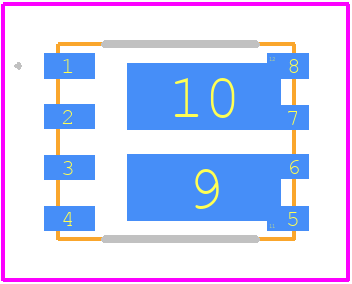SI7956DP-T1-GE3 - Vishay PCB footprint - Other - Other - PowerPAK® SO-8, (Single/Dual)